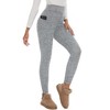 Women's Winter Warm Thermal Tights Leggings High Waisted Yoga Pants with Pockets - 2 of 4