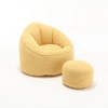 NicBex Bean Bag Chair,Beanbag Chair with Footrest,Adult Lounge Sofa with Padded Foam Padding,Comfy Chair for Living Room Bedroom - 4 of 4
