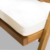 Hermosa 7pc Acacia Wood Oval Dining Set - Teak/Cream - Christopher Knight Home - 4 of 4