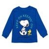 PEANUTS Charlie Brown Snoopy 2 Pack Long Sleeve Graphic T-Shirts Little Kid to Big Kid - 4 of 4