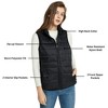Alpine Swiss Jodie Womens Puffer Vest Lightweight Packable Down Alternative Vest Jacket - 3 of 4