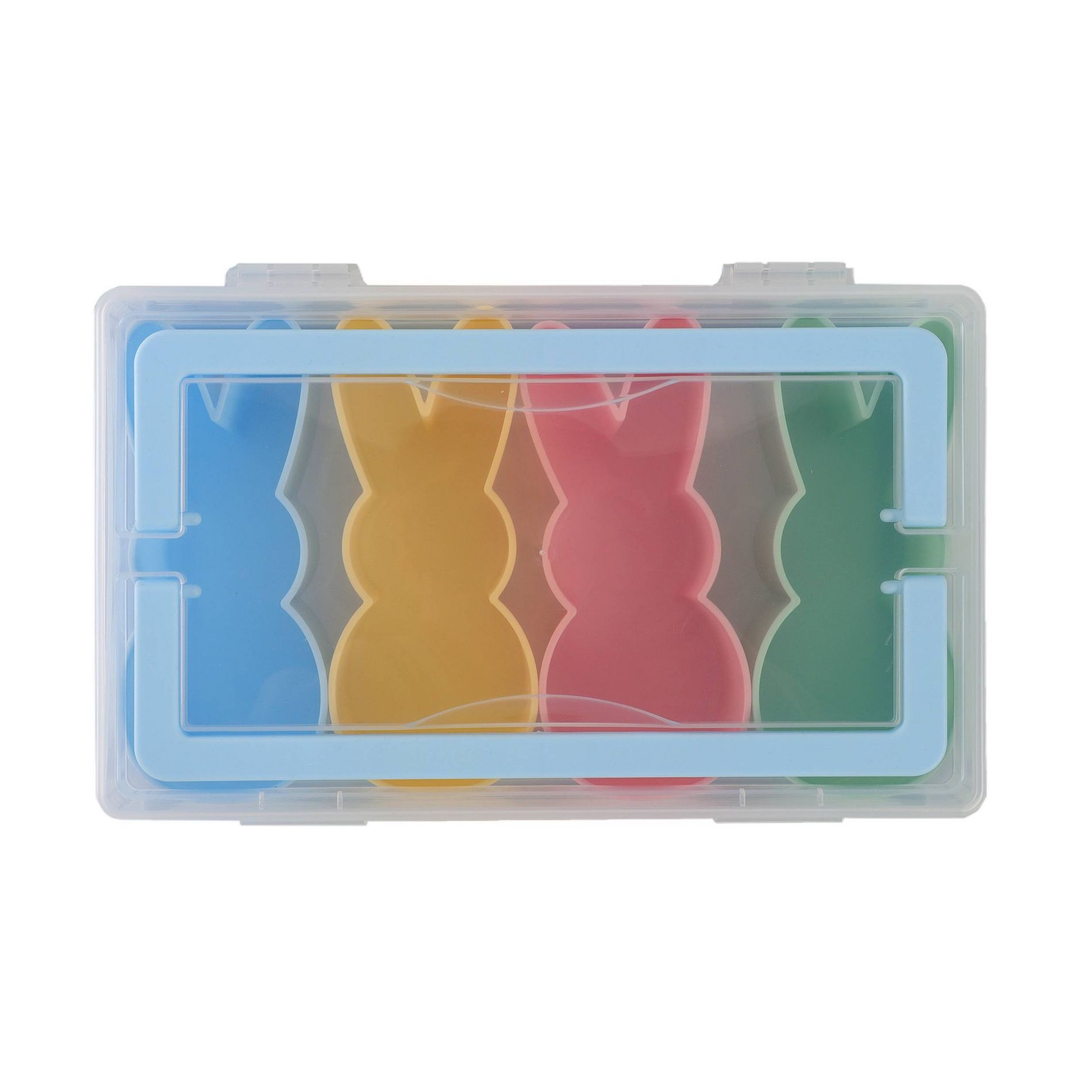 Cook With Color Easter Bunnies Sentiment Snack Box Food Storage Container