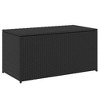 Patio Storage Box Poly Rattan 39.3"x19.6"x19.6" Black vidaXL - 4 of 4