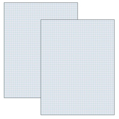 School Smart Graph Paper, 8-1/2 X 11 Inches, 1/10 Inch Ruling, White, 500  Sheets : Target