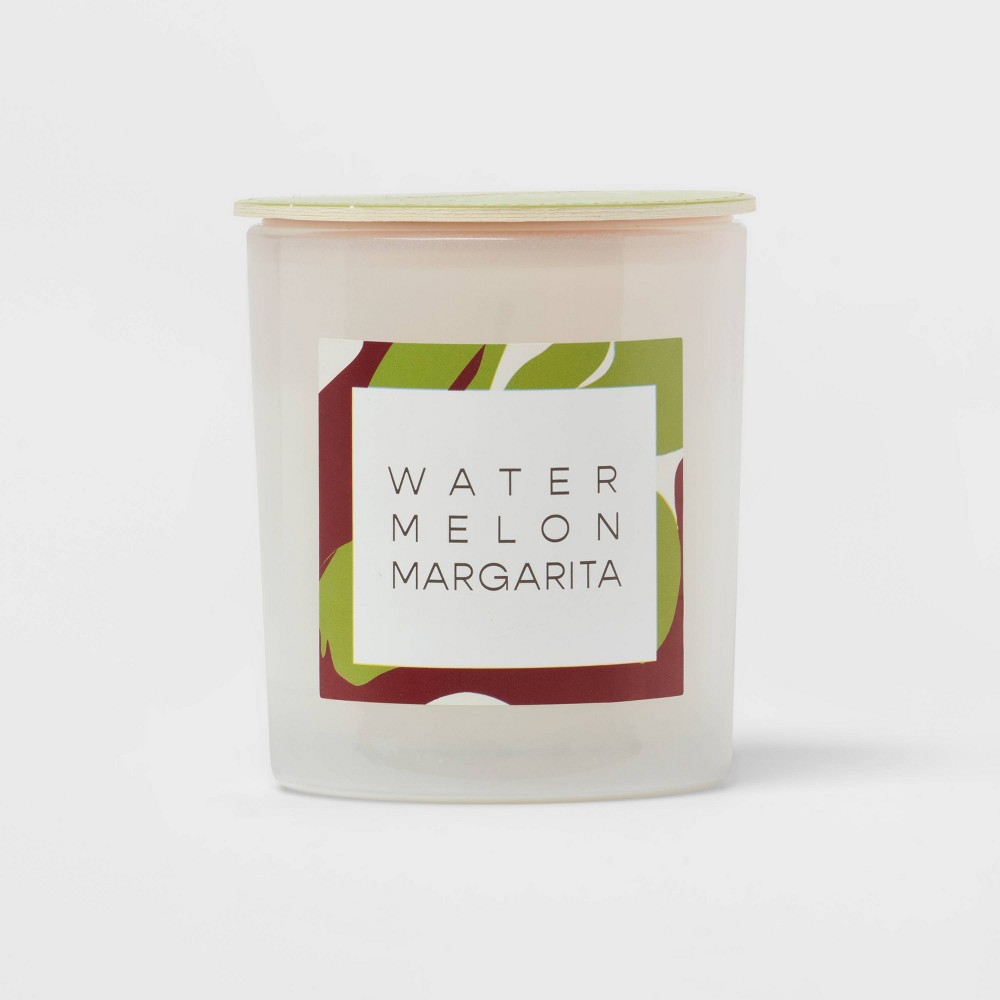 Milky Glass Jar Candle Watermelon Margarita - Opalhouse pack of 6 