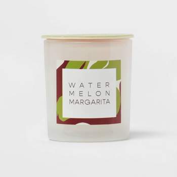 Milky Glass Jar Candle Watermelon Margarita - Opalhouse™