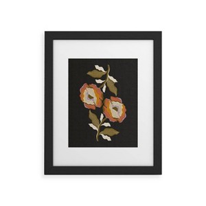 Deny Designs Parrott Paints Together II Black Framed Art Print - 1 of 4