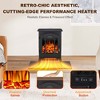 R.W.FLAME Electric Fireplace Stove, Freestanding Fireplace Heater with Realistic Flame, Indoor Electric Stove Heater with Overheating Safety System - 4 of 4