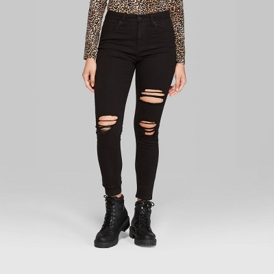 Plt Black Ripped Pocket Skinny Jeans PrettyLittleThing, 41% OFF