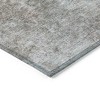 Copper And Navy Blue Abstract Washable Indoor Outdoor Area Rug - 4 of 4