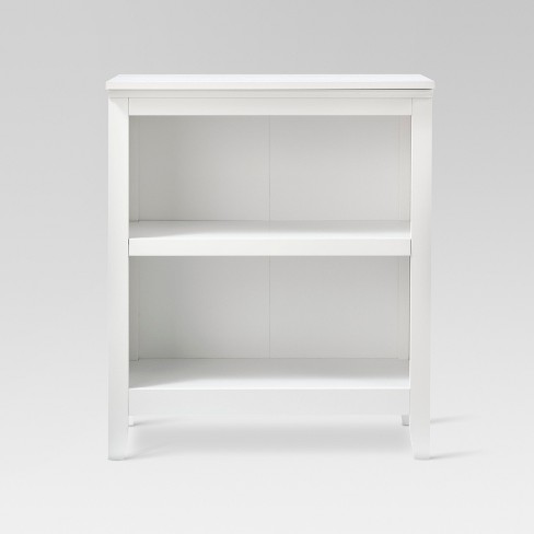 horizontal bookshelf white