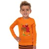 Sesame Street Toddler Boys' Halloween Elmo Cutest Pumpkin Patch Pajama Set Orange - 2 of 4
