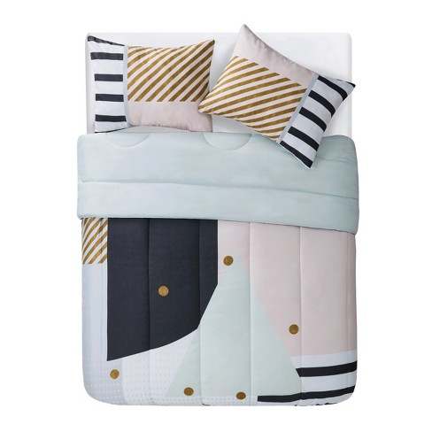Twin Xl 2pc Rizo Teen Comforter Set Light Blue Vcny Home Target