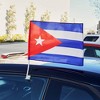 Okuna Outpost 12 Pack Cuba Car Flag with Window Mount Clip for Vehicle Patriotic Decor 12 x 17 in - 2 of 4