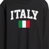 Men's - Instant Message - Italy Flag Long Sleeve Graphic T-Shirt - 2 of 4