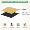 Unique Bargains Plastic Laser Engraving DIY Indoor Outdoor Engraving Blank Materials - 2 of 4