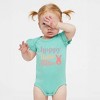 The Juniper Shop Hoppy Little Babe Baby Flutter Sleeve Bodysuit - 2 of 2