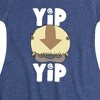 Girls' - Avatar: The Last Airbender - Cute Appa Yip Yip Fit & Flair Cap Sleeve Dress - 2 of 4