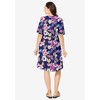 Woman Within Plus Size Button-Front Short Essential Dress - 3 of 4
