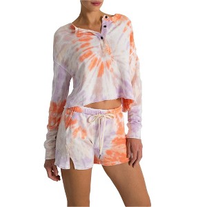 n:philanthropy Womens Harleen Button-front Crop Sweatshirt - 1 of 1