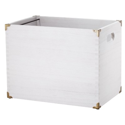 Wooden deals file box