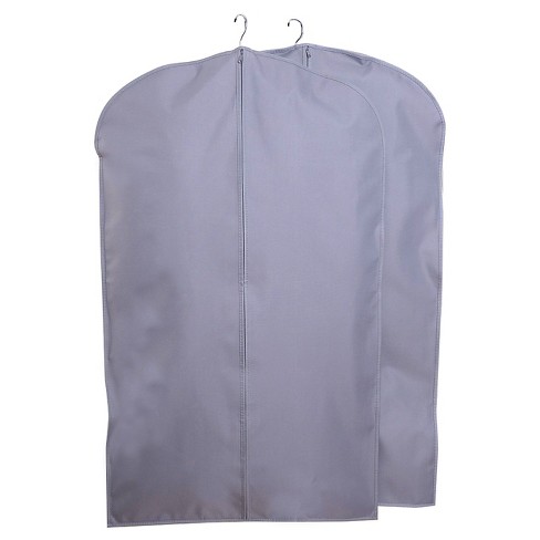 2pk Suit Protector Garment Bag Gray - Room Essentials™ : Target