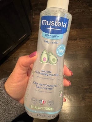 Mustela Baby Cleansing Water - No-Rinse Micellar Water - with Natural  Avocado & Aloe Vera - for Baby's Face, Body & Diaper - 1 or 2-Pack -  Various