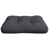 vidaXL Pallet Cushion Black 22.8"x22.8"x3.9" Fabric - 4 of 4