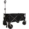 Folding Wagon, Heavy Duty Utility Beach Wagon Cart for Sand - 2 of 4