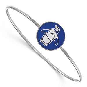 Black Bow Jewelry Sterling Silver Theta Phi Alpha Greek Life Bangle Bracelet 8 Inch - 1 of 3
