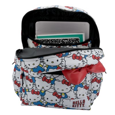 Hello Kitty Kawaii Backpack, 16 Allover Print with 3D Iconic Hello Kitty Bow - image 4