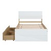 NicBex Twin Size Platform Bed Frame with 2 Drawers for Adults/Boys/Girls - 4 of 4