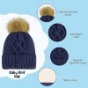 Rising Star Baby Girls and Boys Hat with mittens set, Winter Set for infants Ages 0-24 months - 4 of 4