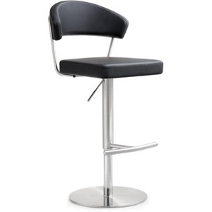 TOV Furniture Cosmo Performance Vegan Leather Adjustable Stool - 1 of 4