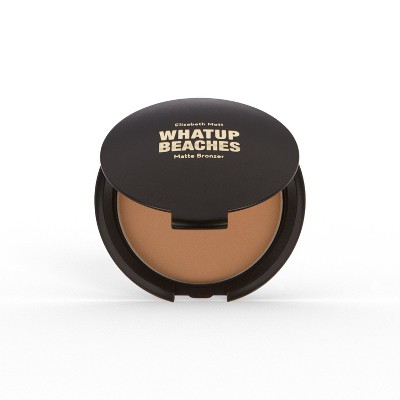 Elizabeth Mott Whatup Beaches Bronzer - Matte Bronzing Face Powder for Contour & Sun-Kissed Glow - Vegan, Cruelty-Free, 10g