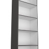 Okak Minimalism Bookshelf, Display Case with 5 Open Shelves, Freestanding Storage Organizer for Living Room, Office, Grey - 4 of 4
