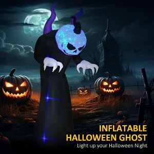 Mlmh & Kngwa 7 FT Outdoor Halloween Ghost Inflatables Decorations with LED for Yard, Garden - 1 of 4