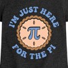Girls' - Instant Message - Just Here For The Pi Fitted Short Sleeve Graphic T-Shirt - 2 of 4