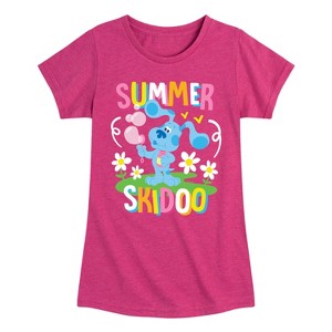 Girls' - Blue's Clues & You! - Summer Skidoo Fitted Short Sleeve Graphic T-Shirt - 1 of 3