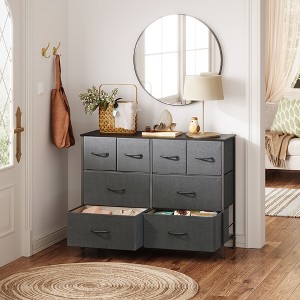 Dresser with 8 Drawers, Wide Fabric Storage Chest for Bedroom, Closet, Entryway - 1 of 4