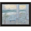 HomeRoots Coastal Porch Black Framed Print Wall Art - 4 of 4