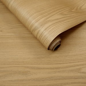 Light Brown Wood Vinyl Peel & Stick Wallpaper Roll Self Adhesive Contact Paper for Furniture & Walls (Covers 30.78 sq. ft. ) - 1 of 4