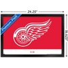 Trends International NHL Detroit Red Wings - Logo 21 Framed Wall Poster Prints - 3 of 4