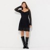 Women's Long Sleeve Lace Mini Dress - Wild Fable™ - 3 of 4