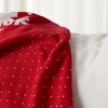 Frosty Throw - Red/White - 50" x 60" - Safavieh. - 3 of 4