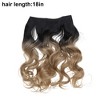Unique Bargains Women's Big Wavy Hair Extensions High Temperature Fiber Gradient Light Gray 1 Pc - 3 of 3