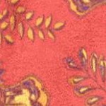 red batik flowers