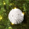 Christmas Brown Furry Ball Ornament - Wondershop™ - 2 of 3