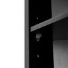 Chery Life Multi-Functional Corner Cabinet Tall Bathroom Storage Cabinet with Two Doors and Adjustable Shelves, Open Shelf - 4 of 4