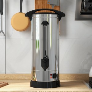 Coffee Dispenser, Stainless Steel Commercial Coffee Maker, Fast Brew Electric Hot Beverage Dispenser, Hot Water Urn for Church Meeting Rooms Party - 1 of 4